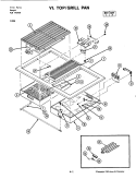 TOP Diagram and Parts List for  Jenn-Air Wall Oven