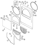 Part Location Diagram of WP53-0918 Whirlpool Lint Filter
