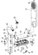 Part Location Diagram of Y304596 Whirlpool Heating Element Terminal & Insulator Kit