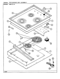 BODY Diagram and Parts List for  Admiral Cooktop