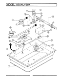 BURNER BOX ASSY. (SOLID STATE IGNITION) Diagram and Parts List for  Admiral Cooktop
