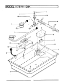 BURNER BOX ASSY. (1171xH - 30K) Diagram and Parts List for  Admiral Cooktop