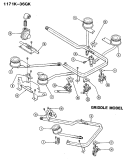 MANIFOLD SECTION (ELECTRONIC IGNITION) Diagram and Parts List for  Admiral Cooktop