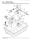 BURNER BOX Diagram and Parts List for  Admiral Cooktop