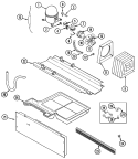COMPRESSOR Diagram and Parts List for  Admiral Refrigerator