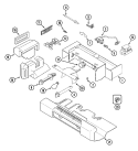 CONTROLS Diagram and Parts List for  Admiral Refrigerator
