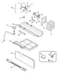 COMPRESSOR (JCD2389DEB / Q / S / W) Diagram and Parts List for  Jenn-Air Refrigerator