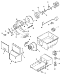 ICE BIN (JCD2389DEB / Q / S / W) Diagram and Parts List for  Jenn-Air Refrigerator