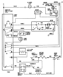 WIRING INFORMATION Diagram and Parts List for  Crosley Dryer