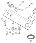 Part Location Diagram of WP22003361 Whirlpool Timer