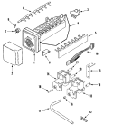 ICE MAKER Diagram and Parts List for  Dacor Refrigerator