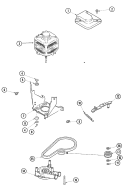 Part Location Diagram of WP40045001 Whirlpool Idler Pulley Wheel