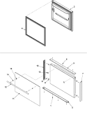 FREEZER DOOR Diagram and Parts List for PJCB2059GS0 Jenn-Air Refrigerator