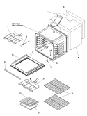 Part Location Diagram of WP74008763 Whirlpool Oven Rack