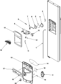 Part Location Diagram of WP67004123 Whirlpool Sump Tray