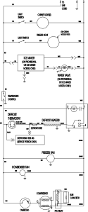 WIRING INFORMATION Diagram and Parts List for  Admiral Refrigerator