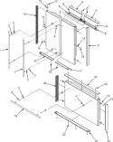 HANDLES & TRIM Diagram and Parts List for  Jenn-Air Refrigerator