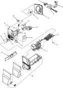 ICE MAKER / ICE BIN / AUGER MOTOR Diagram and Parts List for  Amana Refrigerator