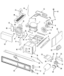 COMPRESSOR Diagram and Parts List for  Dacor Refrigerator