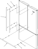 HANDLES (JFD2589KES) Diagram and Parts List for  Jenn-Air Refrigerator