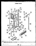 CABINET PARTS Diagram and Parts List for GFD24001W 2 Caloric Refrigerator