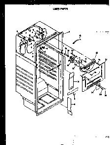 Section 6 Diagram and Parts List for MN11 Caloric Refrigerator