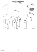 Part Location Diagram of W10165294RB Whirlpool 15 Inch White Plastic Compactor Bags - 60 Pack