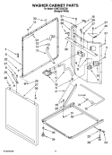Part Location Diagram of W10854425 Whirlpool Single Front Panel Cip