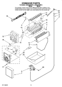 Part Location Diagram of WPW10190929 Whirlpool Ice Mold