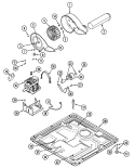 Part Location Diagram of W10410997 Whirlpool Drive Motor - 115V