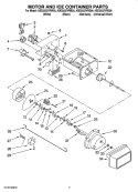 Part Location Diagram of W10422851 Whirlpool Ice Auger Kit