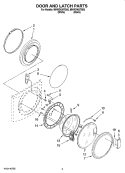 Part Location Diagram of WP8540108 Whirlpool Bellow To Tub Clamp