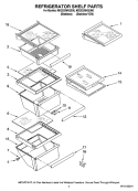 Part Location Diagram of WP2188656 Whirlpool Refrigerator Crisper Drawer with Humidity Control