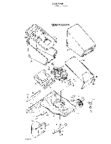 Rear bagger Diagram and Parts List for  Murray Lawn Mower