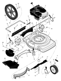 Page B Diagram and Parts List for 2002 Murray Lawn Mower