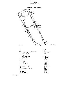 Handle Diagram and Parts List for  Murray Lawn Mower
