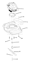 Page A Diagram and Parts List for BTP2265HW Murray Lawn Mower