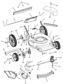 Page C Diagram and Parts List for BTP2265HW Murray Lawn Mower