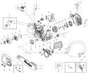 Page A Diagram and Parts List for Type 1 Poulan Chainsaw