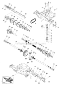 Dana-Transaxle D4360-140 Diagram and Parts List for  Poulan Lawn Tractor