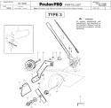 Page A Diagram and Parts List for Type 3 Poulan Edger