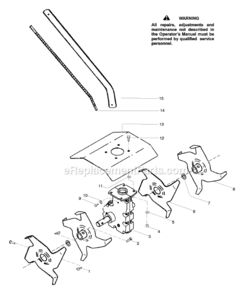 Page A Diagram and Parts List for  Poulan Edger