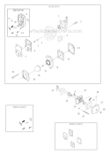 Carburetor Diagram and Parts List for  Shindaiwa Hedge Trimmer