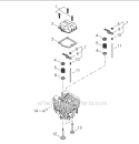 Page D Diagram and Parts List for T12612001001 - T12612999999 Shindaiwa Hedge Trimmer