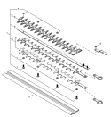 Page N Diagram and Parts List for T12711001001 - T12711999999 Shindaiwa Hedge Trimmer
