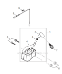 Page F Diagram and Parts List for T12711001001 - T12711999999 Shindaiwa Hedge Trimmer