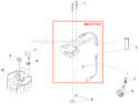 Page E Diagram and Parts List for  Shindaiwa Hedge Trimmer