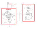 Page B Diagram and Parts List for  Shindaiwa Hedge Trimmer
