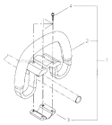 Handle Diagram and Parts List for  Shindaiwa Trimmer