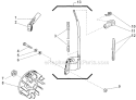 Flywheel Diagram and Parts List for 2000303 and Up Shindaiwa Trimmer